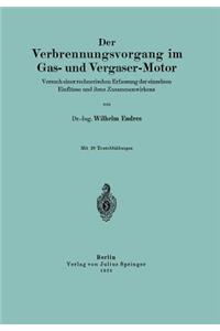 Der Verbrennungsvorgang im Gas- und Vergaser-Motor