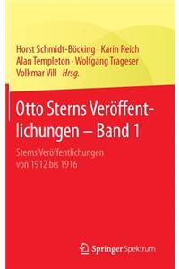 Otto Sterns Veröffentlichungen - Band 1