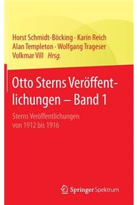 Otto Sterns Veröffentlichungen – Band 1