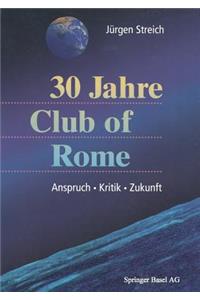 30 Jahre Club of Rome