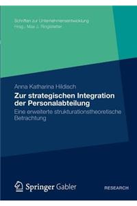Zur strategischen Integration der Personalabteilung