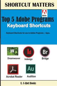 Top 5 Adobe Programs Keyboard Shortcuts.