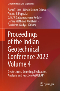 Proceedings of the Indian Geotechnical Conference 2022 Volume 4