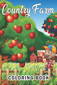 Country Farm Coloring Book