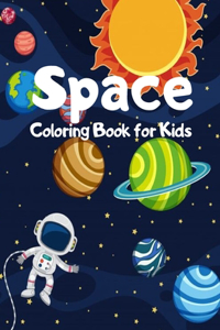 Space Coloring Book For Kids