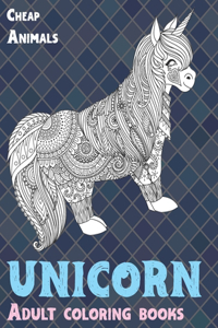 Adult Coloring Books Cheap - Animals - Unicorn