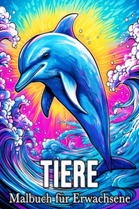 Tiere Malbuch für Erwachsene