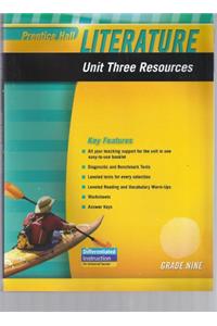 Prentice Hall Literature 2010 Unit 3 Resource Grade 9
