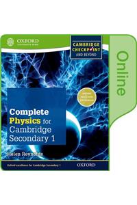 Complete Physics for Cambridge Lower Secondary