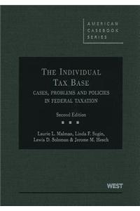 Individual Tax Base, Cases, Problems and Policies In Federal Taxation