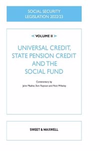 Social Security Legislation 2022/23 Volume II