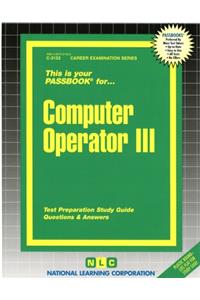 Computer Operator III