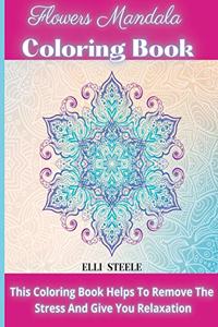 Flowers Mandala Coloring Book