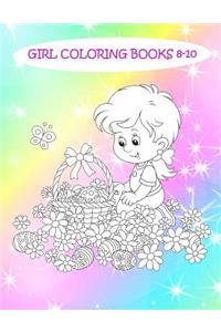 Girl Coloring Books 8-10