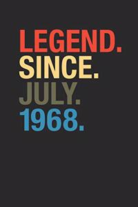 Legend Since July 1968