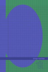 French Ruled Blue Oval