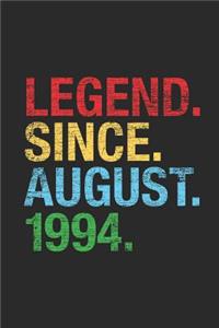 Legend Since August 1994