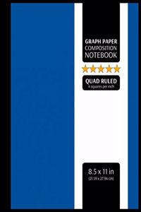 Graph Paper Composition Notebook