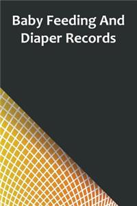 Baby Feeding And Diaper Records