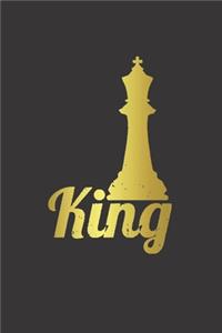 Notebook for Chess Lovers and Players KING
