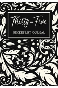 Thirty-Five Bucket List Journal