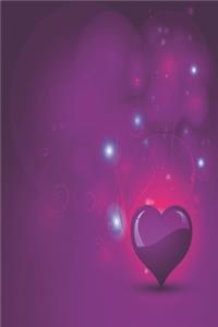 Notebook Luminous Heart purple Edition