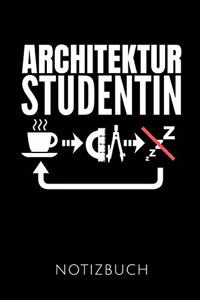 Architektur Studentin Notizbuch