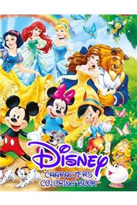 Disney Characters Coloring Book