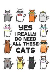 Yes, I Really Do Need All of These Cats