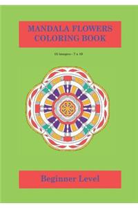 Mandala Flowers Colouring Book