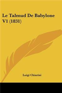 Talmud De Babylone V1 (1831)