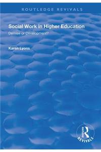 Social Work in Higher Education