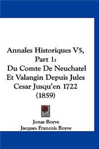 Annales Historiques V5, Part 1