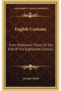 English Costume