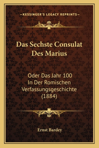 Das Sechste Consulat Des Marius