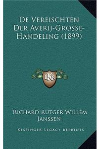 de Vereischten Der Averij-Grosse-Handeling (1899)