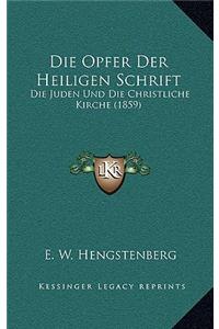 Die Opfer Der Heiligen Schrift