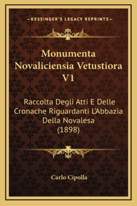 Monumenta Novaliciensia Vetustiora V1