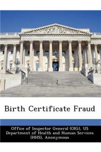 Birth Certificate Fraud
