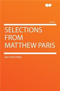 Selections from Matthew Paris