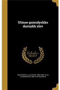 Utinoe gni︠e︡zdyshko durnykh slov