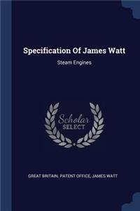 Specification Of James Watt