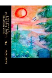 Forest Sunset VIII Galleria Lined Journal By Laurel Sobol