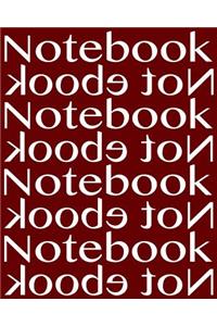 Notebook Not Ebook Unruled Notebook with 120 pages