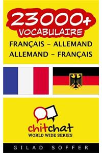 23000+ Francais - Allemand Allemand - Francais Vocabulaire