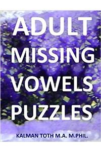 Adult Missing Vowels Puzzles