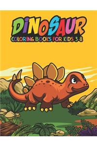 Dinosaur Coloring Books for Kids 3-8