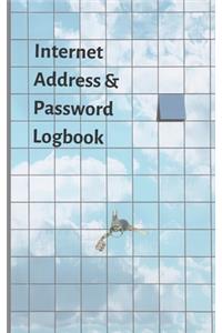 Internet address & password logbook