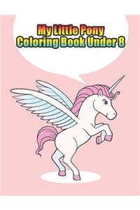 my little pony coloring book under