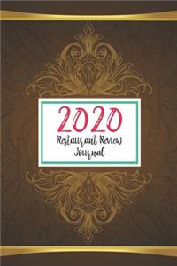 2020 Restaurant Review Journal